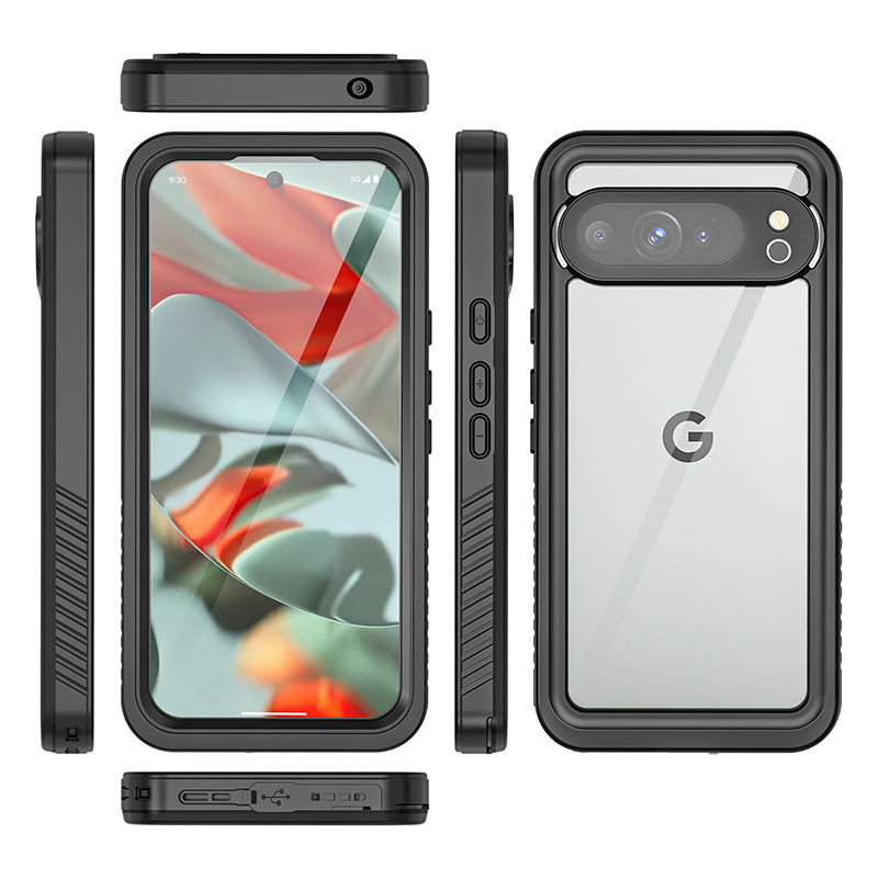 Waterproof Case Suitable for Google 9, Outdoor Diving, 9 Anti-Drop Phone Full Cover Case, Black Injection Molded, Other Waterproof Case Suitable for Google 9, Outdoor Diving, 9 Anti-Drop Phone Full Cover Case, Black Injection Molded, Other