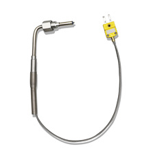 K型彎頭式熱電偶帶公插頭CE認證工廠烤箱烘箱冰箱溫度傳感器