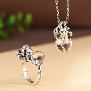 ��¹�� S925�y�͹����fins�L����С����ˮ����β����ָ����Ů�y�