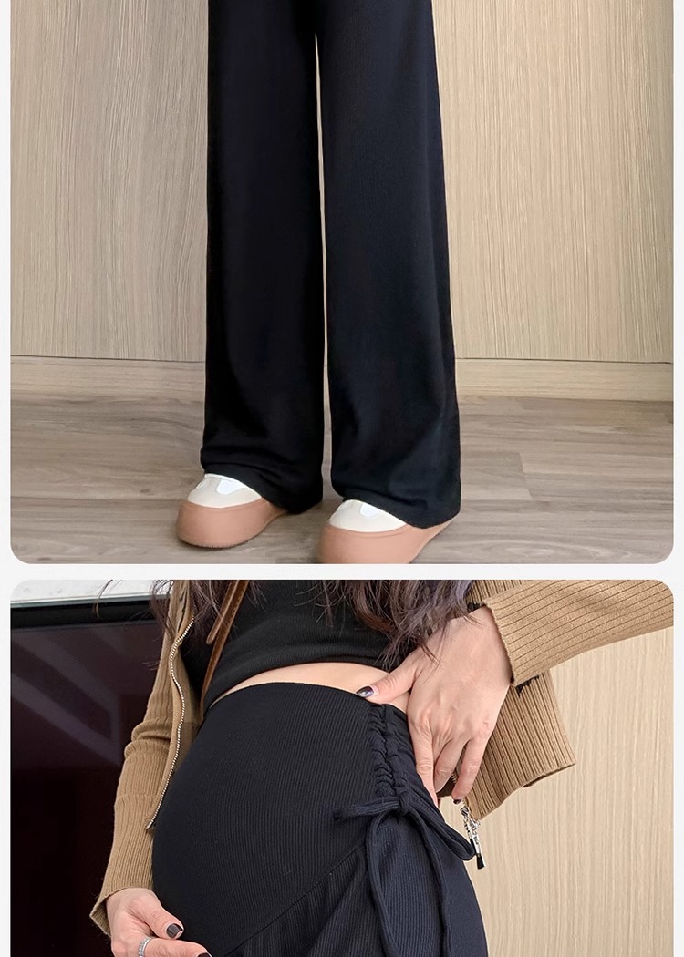 Pantalon de grossesse large et fluide décontracté été_voghion.com