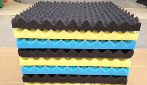 厂家供应黑色高密度包装海绵/波浪鸡蛋海绵吸音隔音海绵