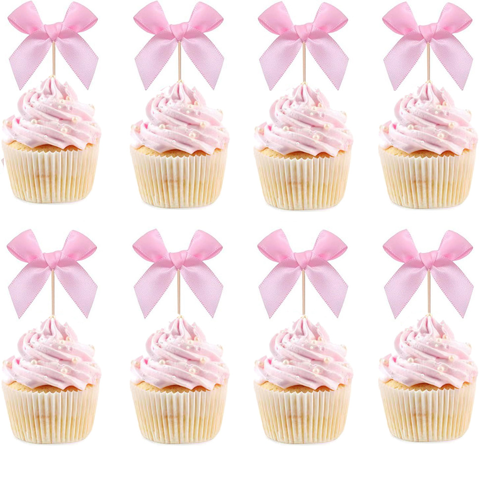 1.5CM arco inserción de pastel inserción de pastel postre decoración de horneado arco etiqueta de tela postre de fiesta