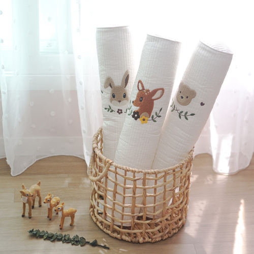 ins Korean children's sleeping pillow long cushion cylindrical pillow multi-functional baby comfort pillow baby body pillow