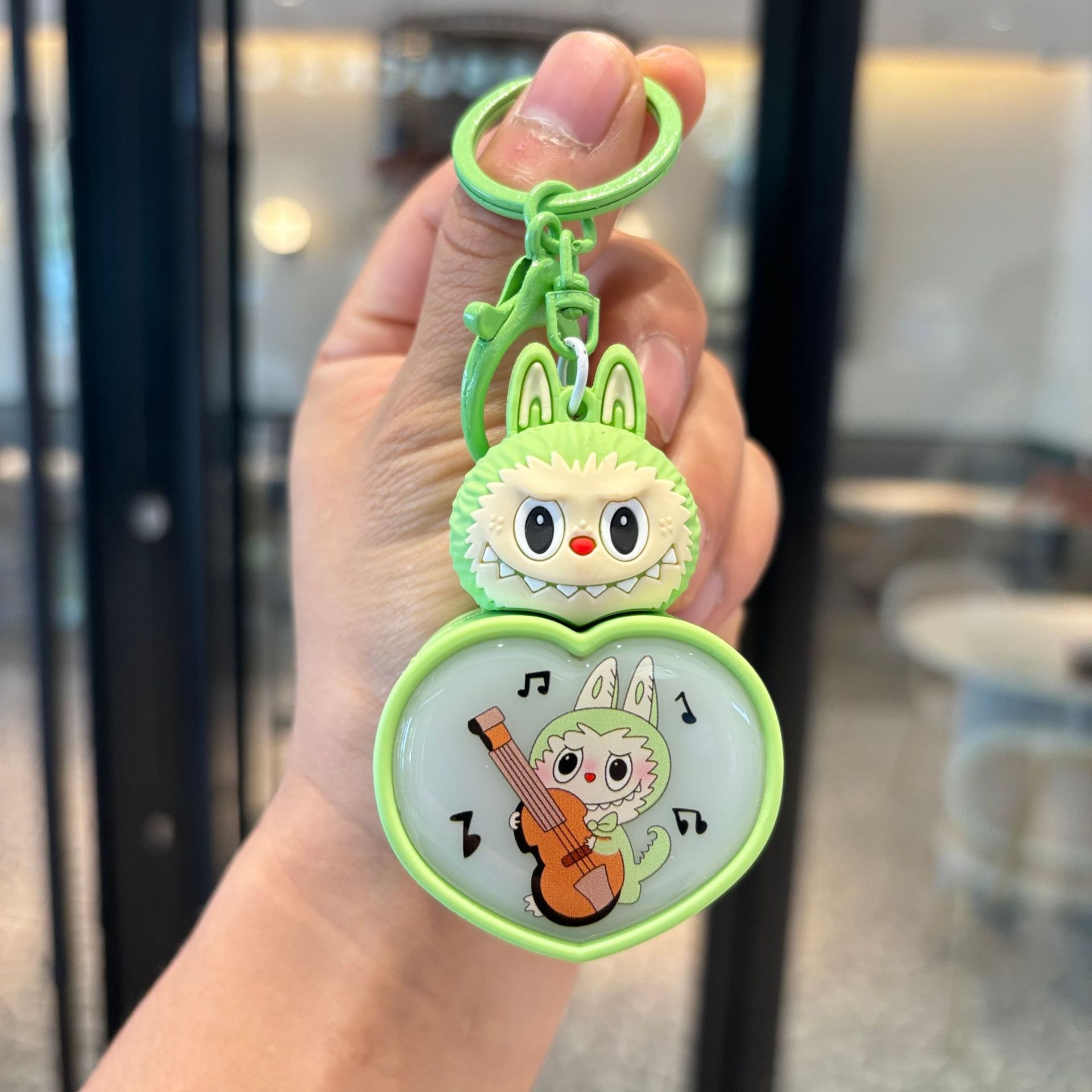 Labubu love Little Night lantern - verde