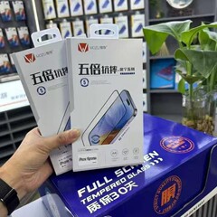 コーニング 5 倍落下防止強化フィルム HD フィルムのぞき見防止フィルム Apple 16PROMAX/15/14 フルスクリーンに適しています
