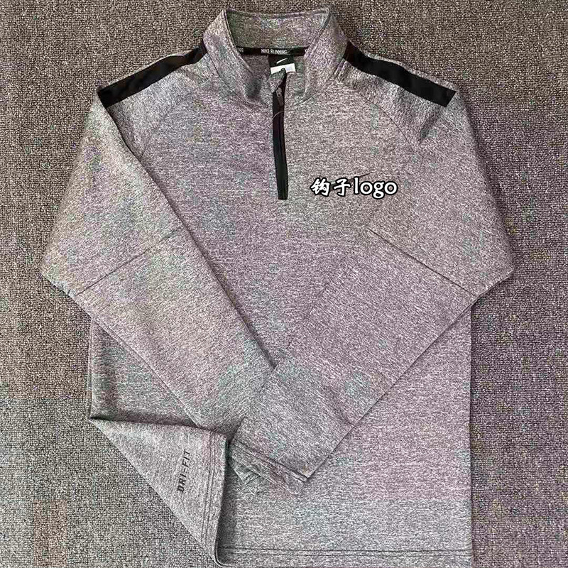Men's quick-drying long-sleeve training shirt with half-zip, suitable for spring, summer, and autumn, ideal for sports, athletics, and running Men's quick-drying long-sleeve training shirt with half-zip, suitable for spring, summer, and autumn, ideal for sports, athletics, and running
