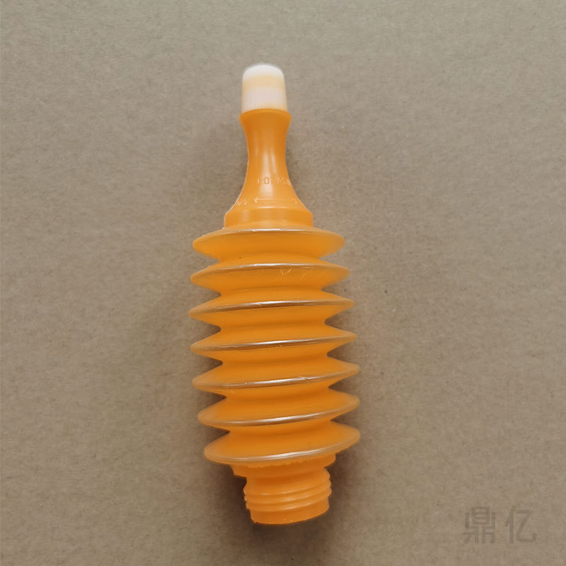 厂家生产定制款产品PVC透明手柄PP硬螺纹管PE螺纹球按压球