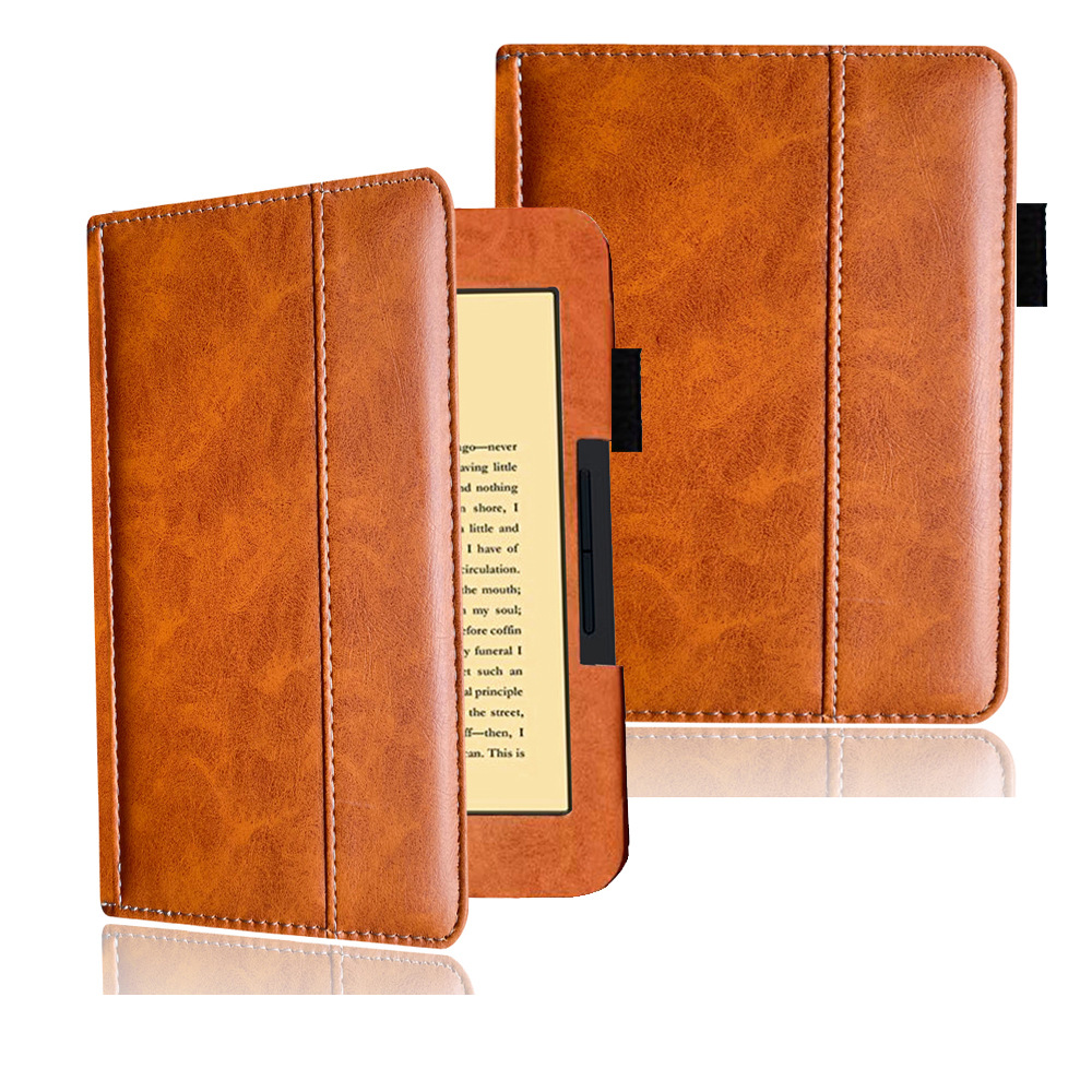 Full-coverage leather case for Nook Glowlight Plus 2019 7.8-inch BNRV700.