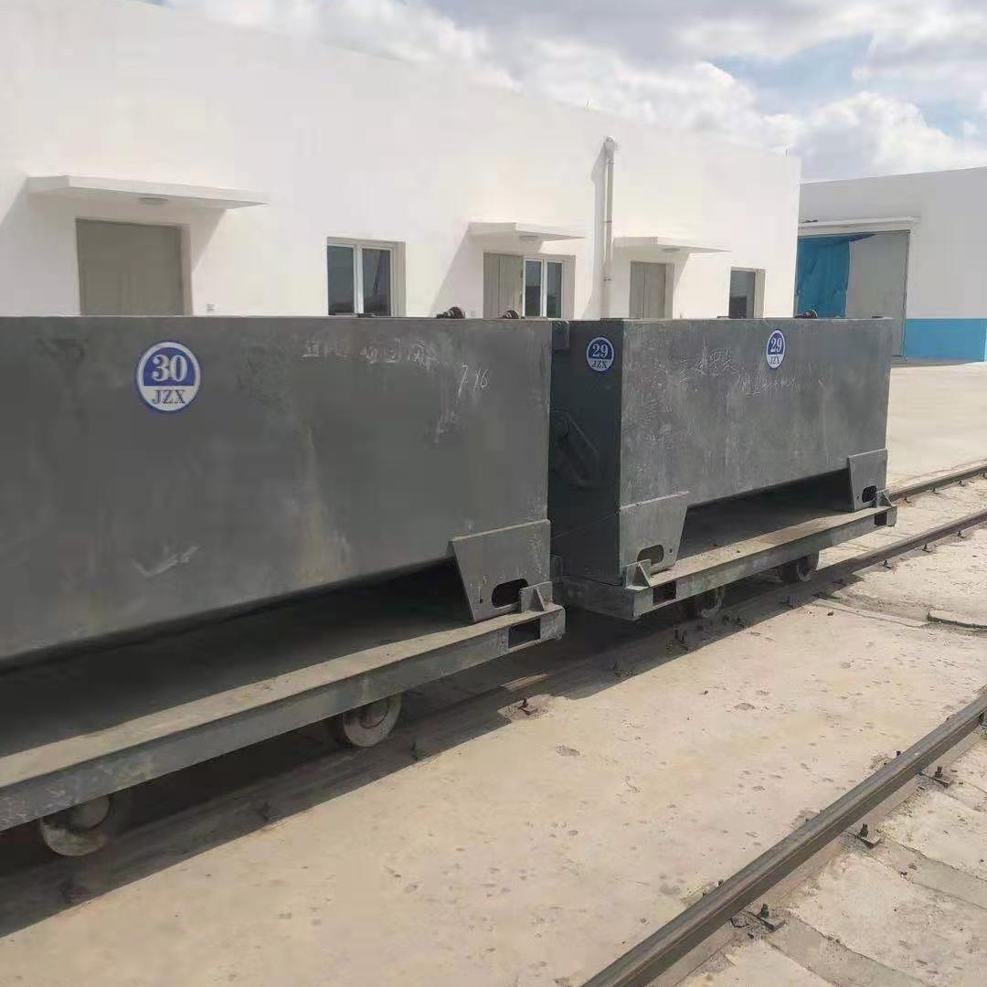 应用范围广自卸式物料箱 结构简单矿用箱式平板车 9吨箱式板车