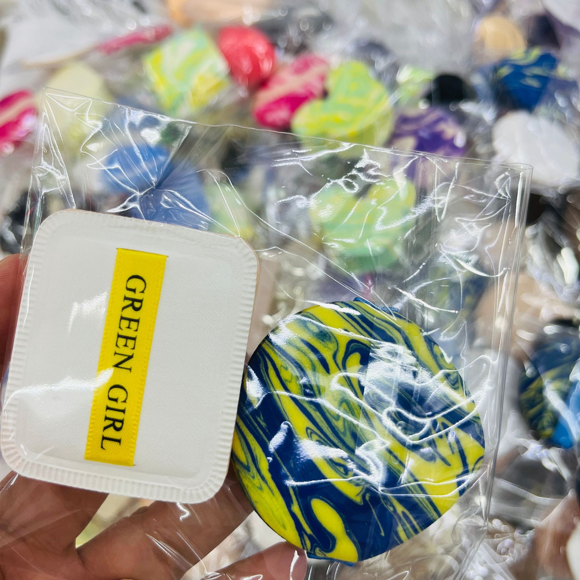 Ermu 100 puntos Albuje de aire de algodón de azúcar Albuje de aire XL grande Albuje de aire seco y húmedo de doble uso sin comer Albuje de esponja en polvo