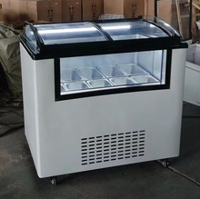 新款冰淇淋展示柜 厚切炒酸奶展示柜 厚切酸奶柜 酸奶冷冻柜