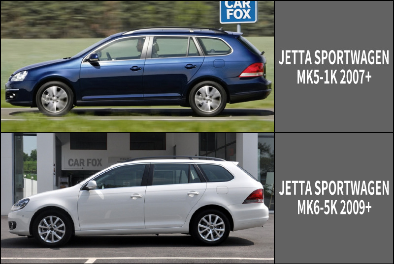 Suitable for Volkswagen VW Jetta SportWagen window visors, sun and rain deflectors, and rain guards [North America]