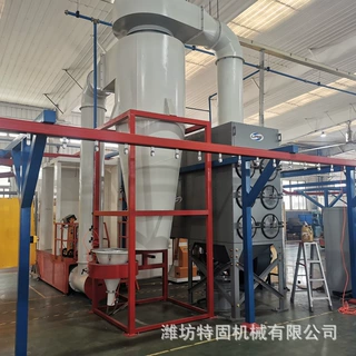 按需加工定制护栏喷涂流水线 不锈钢配件手动喷粉线 自动喷漆设备