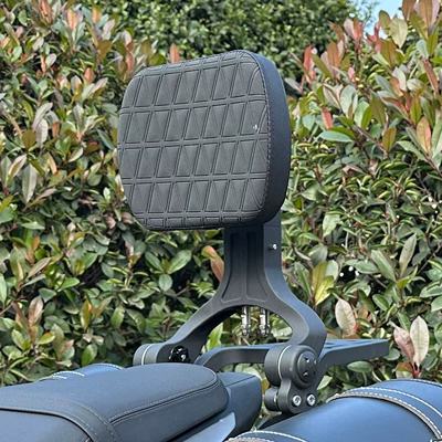 Motorcycle bumper: Side Bag Tail Bag Canvas - tianpu-style-aluminum-alloy-folding-black-backrest-tail-rack