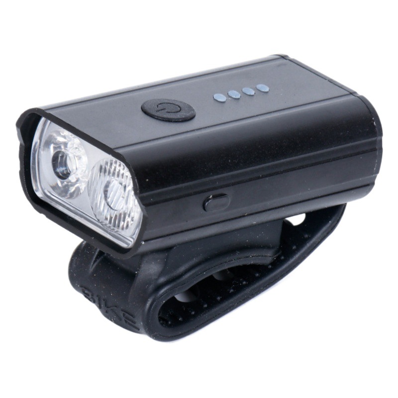 Nueva bicicleta al aire libre de montaña luz nocturna luz fuerte iluminación cuadrada anti-vibración faro recargable impermeable