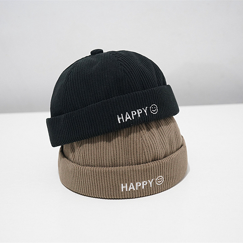 Sombreros infantiles primavera y otoño para niños sombreros extranjeros para bebés de un año de edad para niñas sombreros de piel de melón personales de invierno