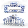 Blue and white dragon bone + square