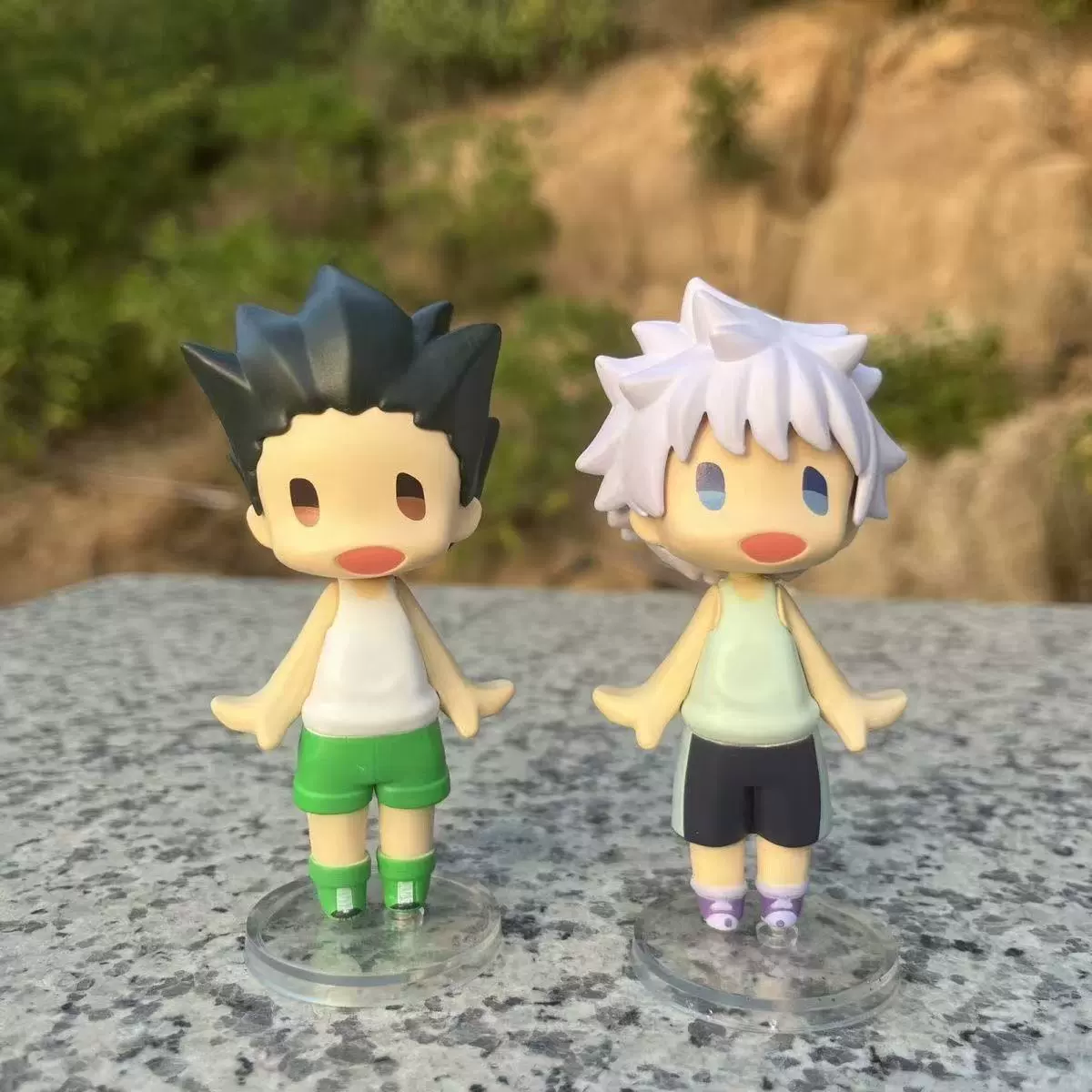 Китайский Full-time Hunter Doudou Eye Series Killua Gon версия Q кукла-фигура модель коробка украшение