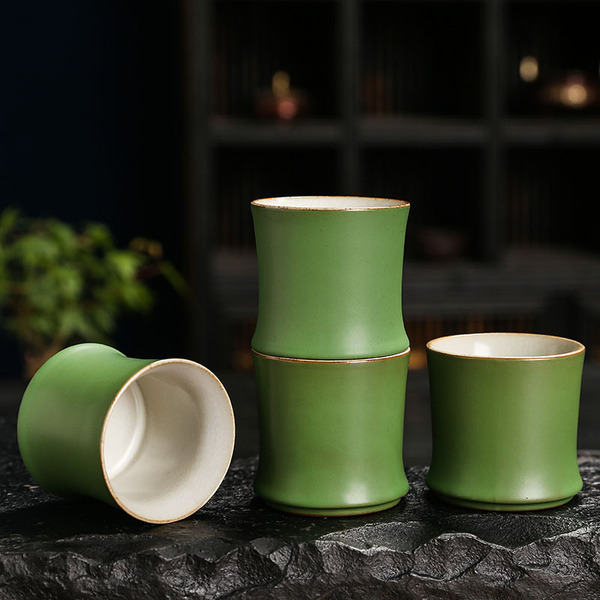 Ceramic green tea cup