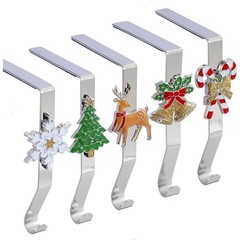 2025 ホット販売クリスマス暖炉フックフック l 字型スロットボードフッククリスマスギフト暖炉ストッキングフック