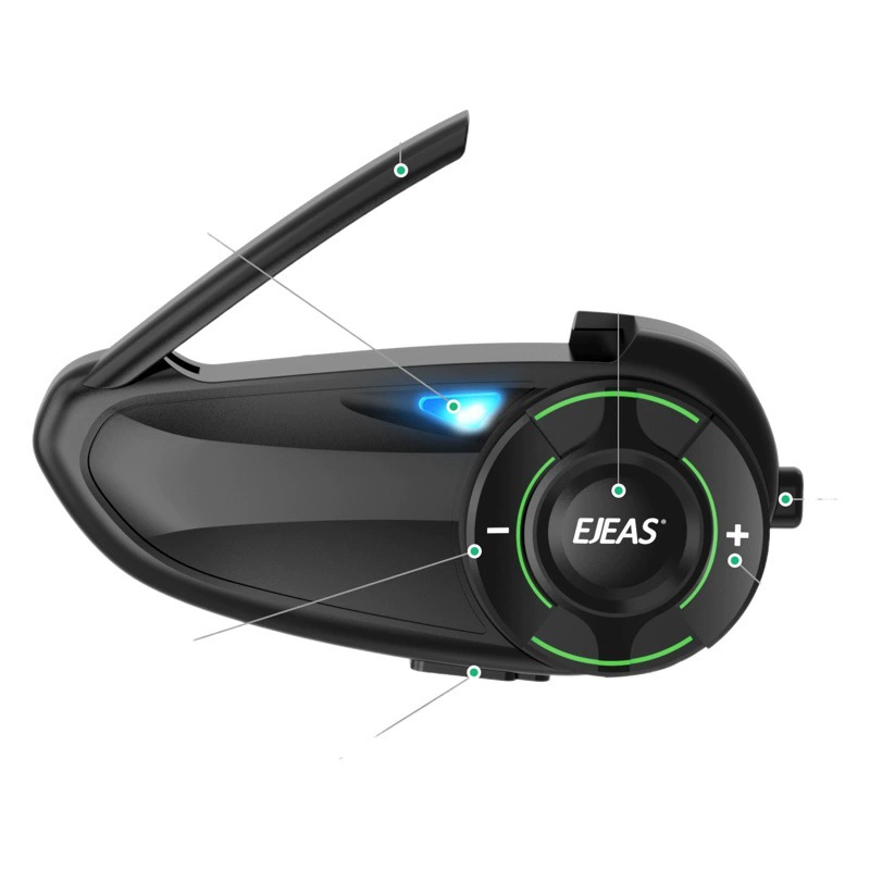 EJEAS гарнитура для мотоциклетного шлема Mesh3.0, технология внутренней связи с сеткой, расстояние домофона 1000 м, поддержка общего звука