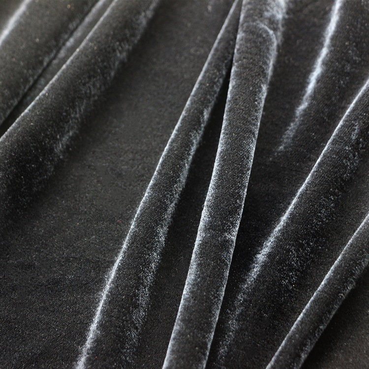 26针28针不倒绒旗袍四方立绒纬编涤氨纶天鹅绒弹力丝绒不倒绒布料