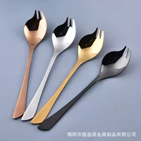 304‑ю Stainless steel кухонный салатная вилка креативная интегрированная мгновенная лапша ложка вилка отель паста вилка оптом салатная вилка