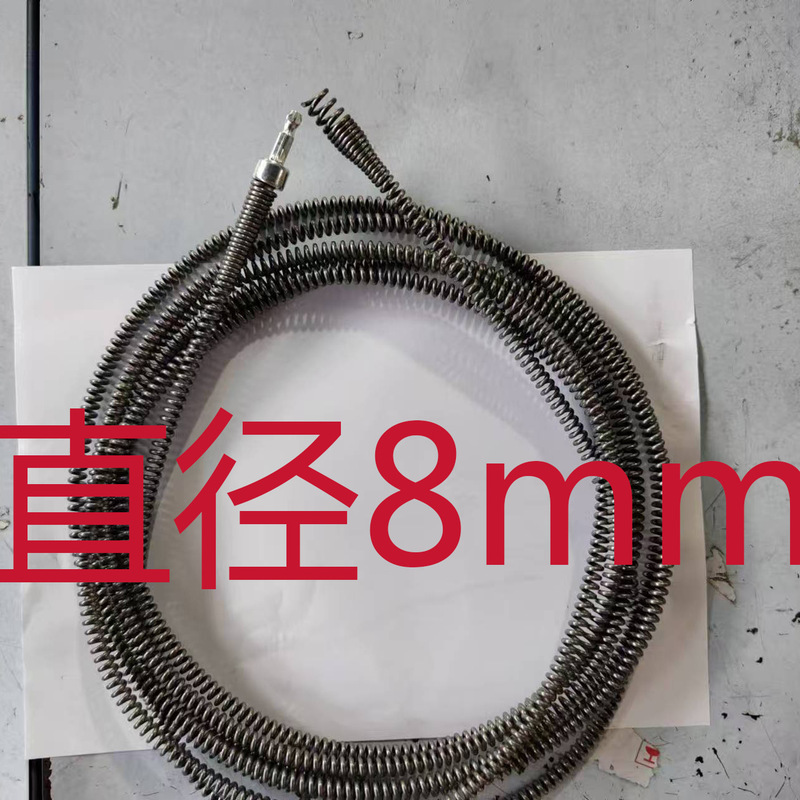 Electric pipe dredge drainage snake sewer pipe drainage auger manual dredge drainage cleaning tool