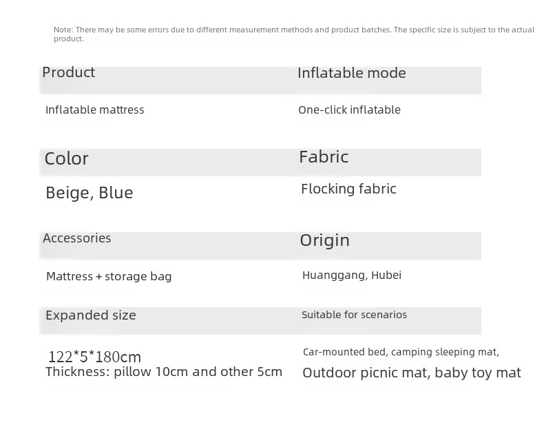 Inflatable Mattress Image 12