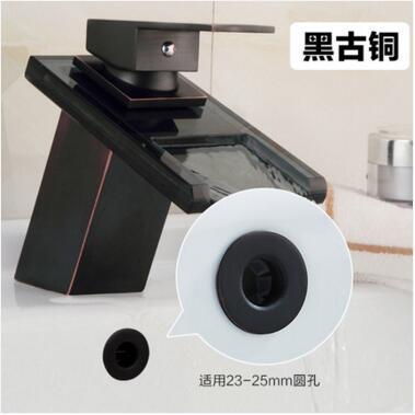 Cuenca desbordamiento boca cubierta decorativa cuenca lavabo desbordamiento agujero accesorios lavabo desbordamiento agujero cubierta decorativa cobre