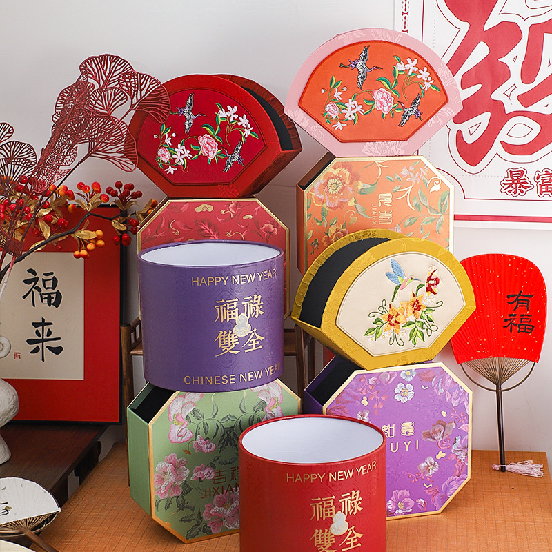 Nuevos productos creativos de Boche de Año Nuevo flor flor floral caja vacía florista decoración para el hogar abrazar barril