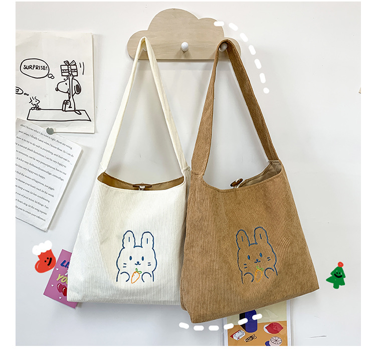 Autumn Winter Large-capacity Bag Female 2021 New Cartoon Bear Bucket Bag Wholesale display picture 6