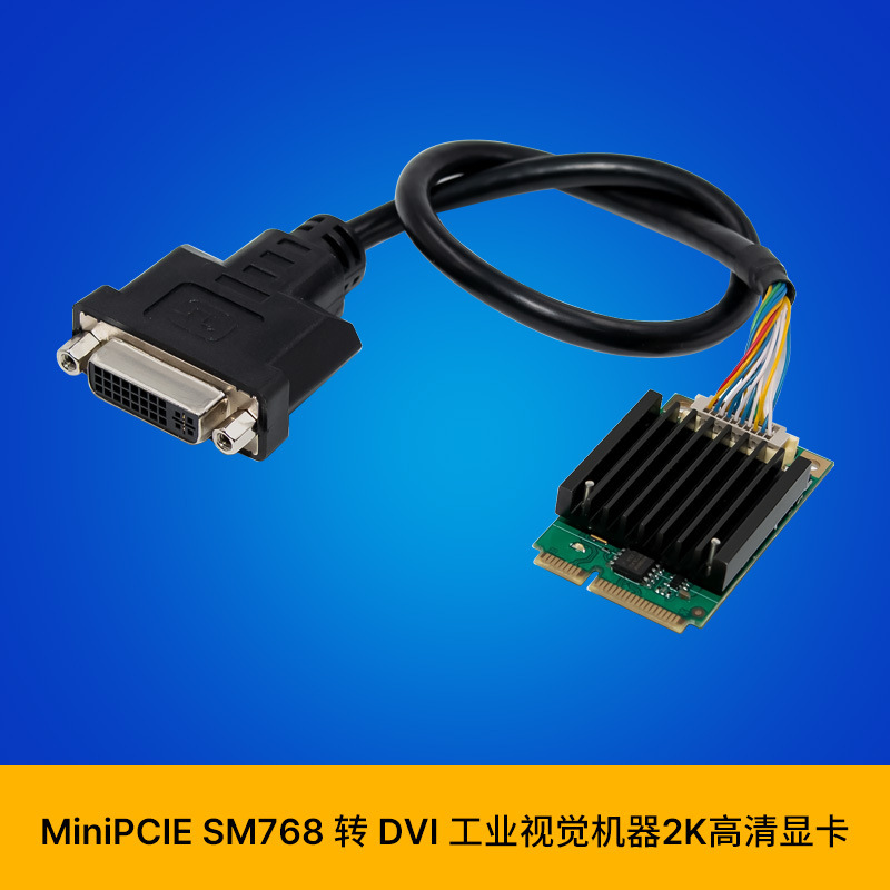 Sunweit St422 Minipcie Sm768 2K Dvi Industrial Grade Embedded Gpu Server Graphics Card