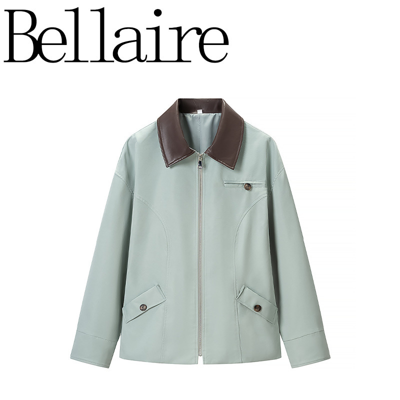 Za Foreign Trade Wholesale European and American Style French Women's Fashion Versatile Stylish Trendy Design Patchwork Jacket Coat Za Foreign Trade Wholesale European and American Style French Women's Fashion Versatile Stylish Trendy Design Patchwork Jacket Coat