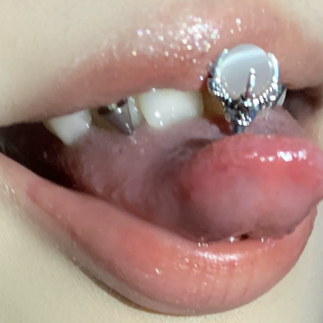 Tongue piercing