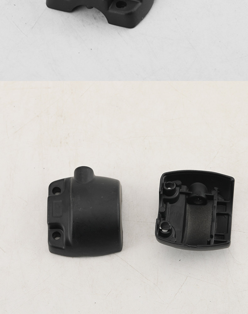 Suitable for Little Turtle King electric vehicle disc brake rear shell handle switch back cover disc brake combination switch mirror base aluminum back cover