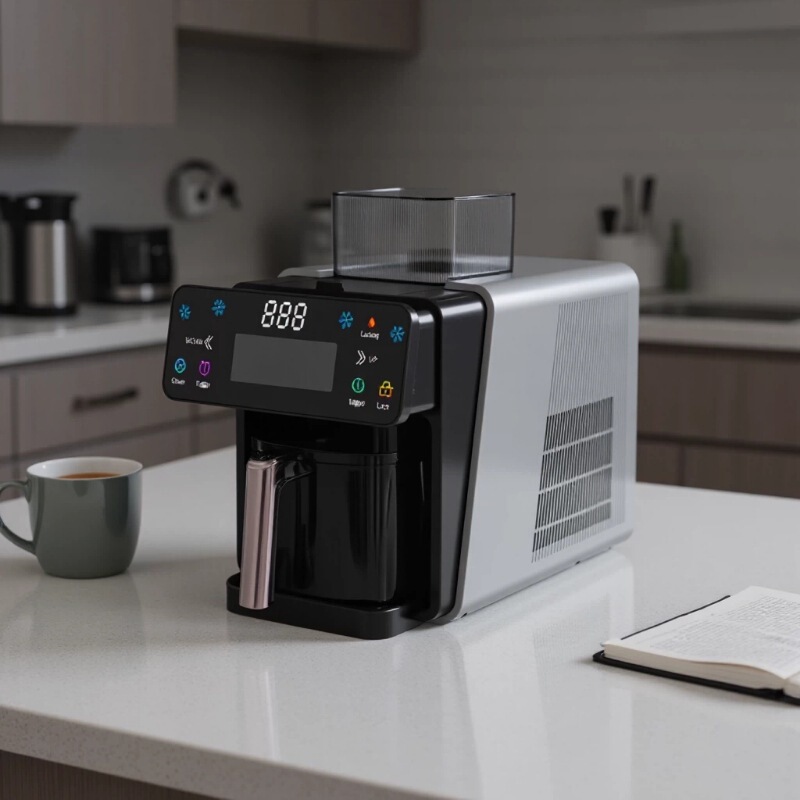 Cross-Border Fully Automatic Intelligent Snowflake Ice Machine for Home Use, Milk Coffee Beverage Ice Maker, Self-Cleaning Shaved Ice Machine Cross-Border Fully Automatic Intelligent Snowflake Ice Machine for Home Use, Milk Coffee Beverage Ice Maker, Self-Cleaning Shaved Ice Machine
