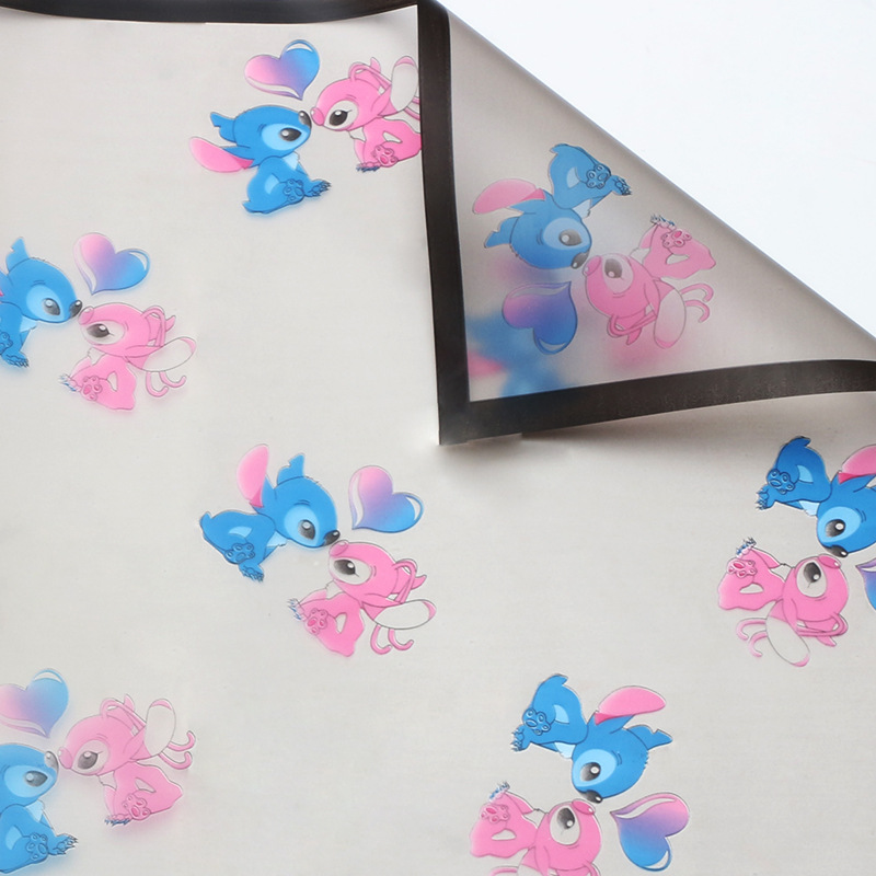 Huaxi sólido color niebla superficie de papel de borde de magia comercio exterior al por mayor semitransparente impermeable Hansu papel ramo de flores materiales de embalaje florista