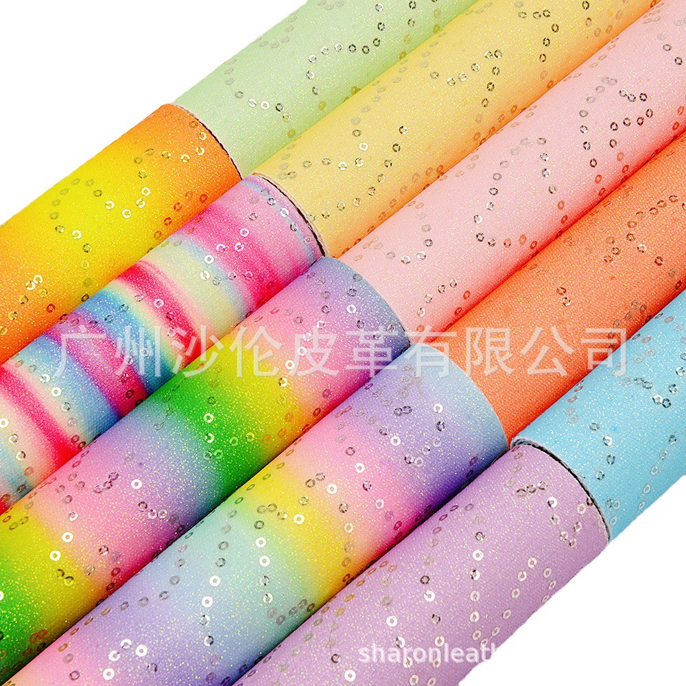 SR21048珠片连连蕾丝网布面料珠宝包装盒手机壳格利特印花皮革