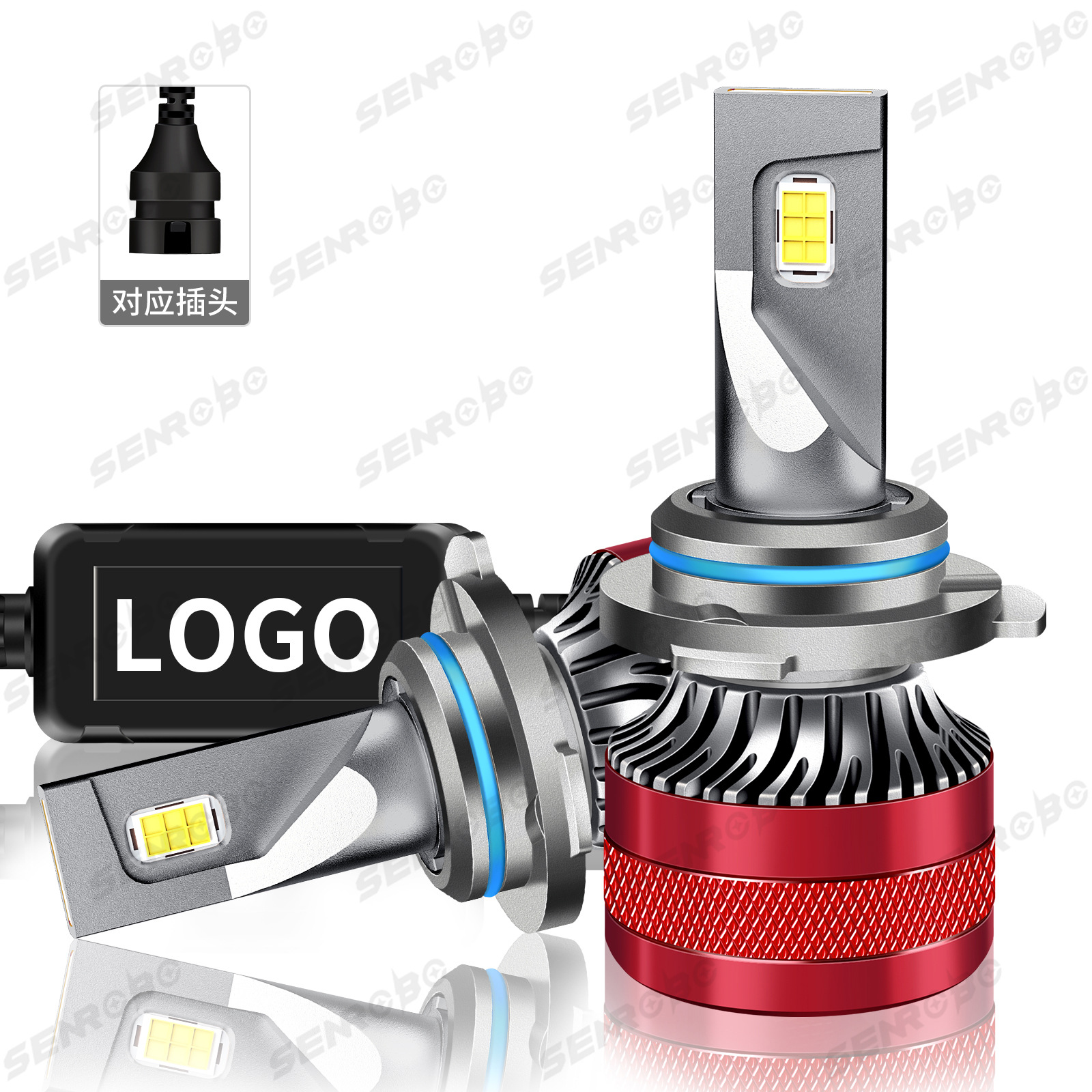 Exclusión transfronteriza para Amazon AliExpress R9 blade coche led faro H1H7H4H11 luz frontal de concentración de alto brillo image 10