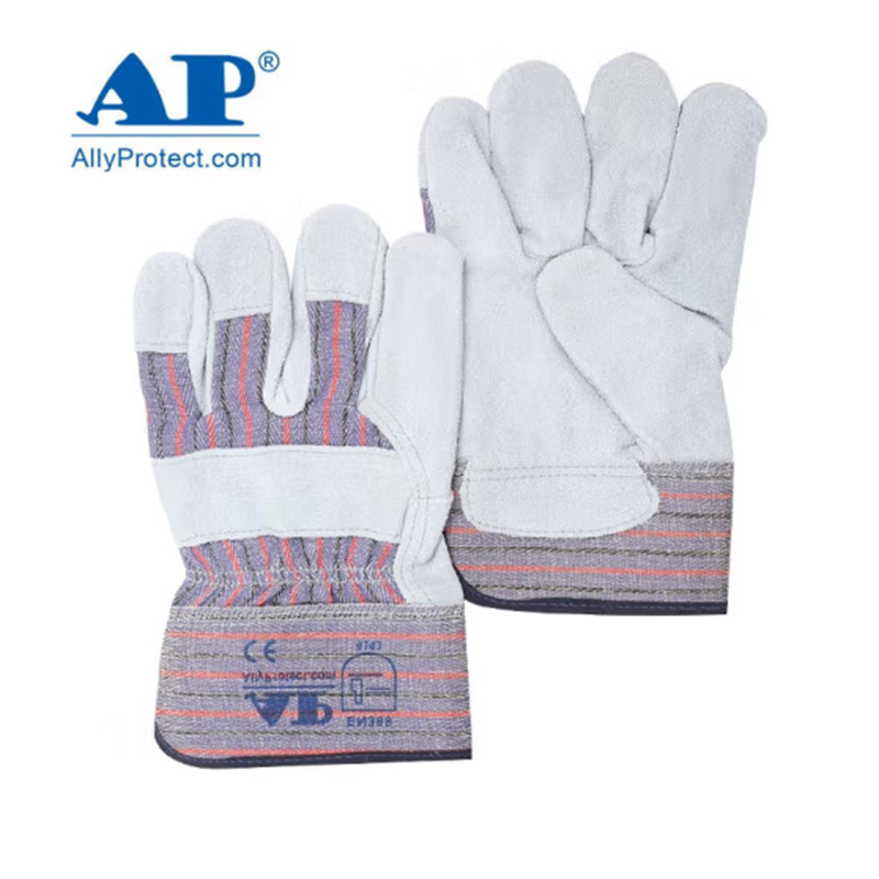 友盟AP-2203原色全掌手套焊接防护27CM 1副