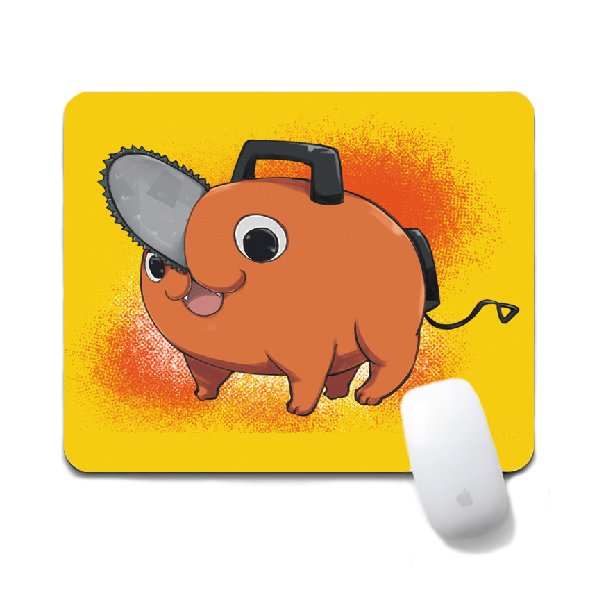 애니메이션 전기 톱 맨 pochita 마우스 패드 20x24cm 게임 패드 보조 마우스 패드