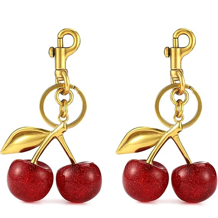 1 Piece Resin Cherry Bag Charms display picture 5