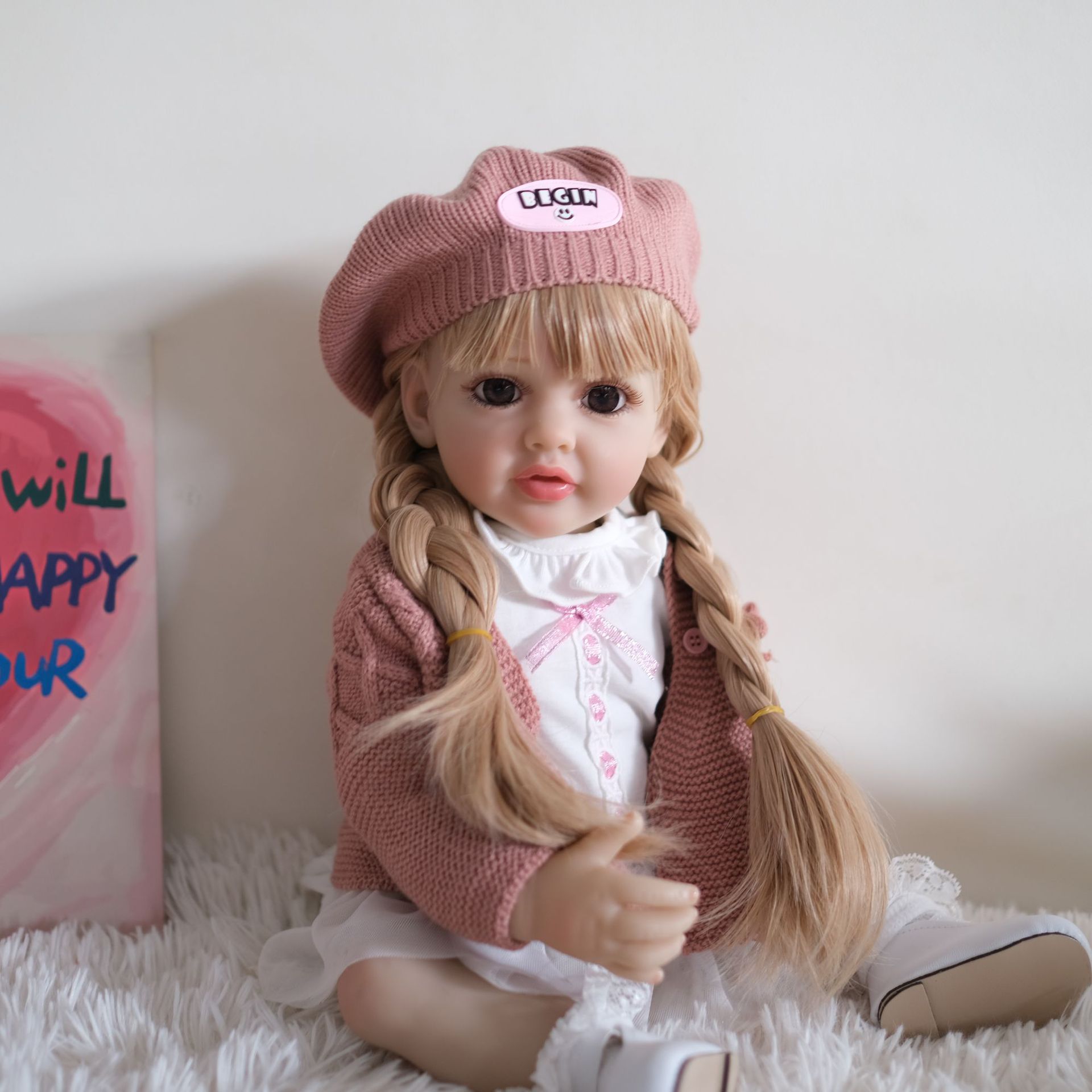 Muñeca Reborn Realista de Silicona Completa de 55cm, NPK, OZON, Fuente de Suministro para Comercio Electrónico Transfronterizo, Dropshipping, Betty