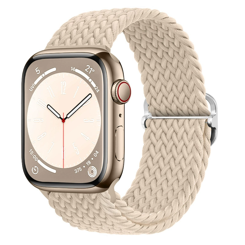 Смарт-ремешок Apple Watch подходит для Apple iWatch поколения 67891011 регулируемый нейлоновый переплетенный ремешок новый стиль