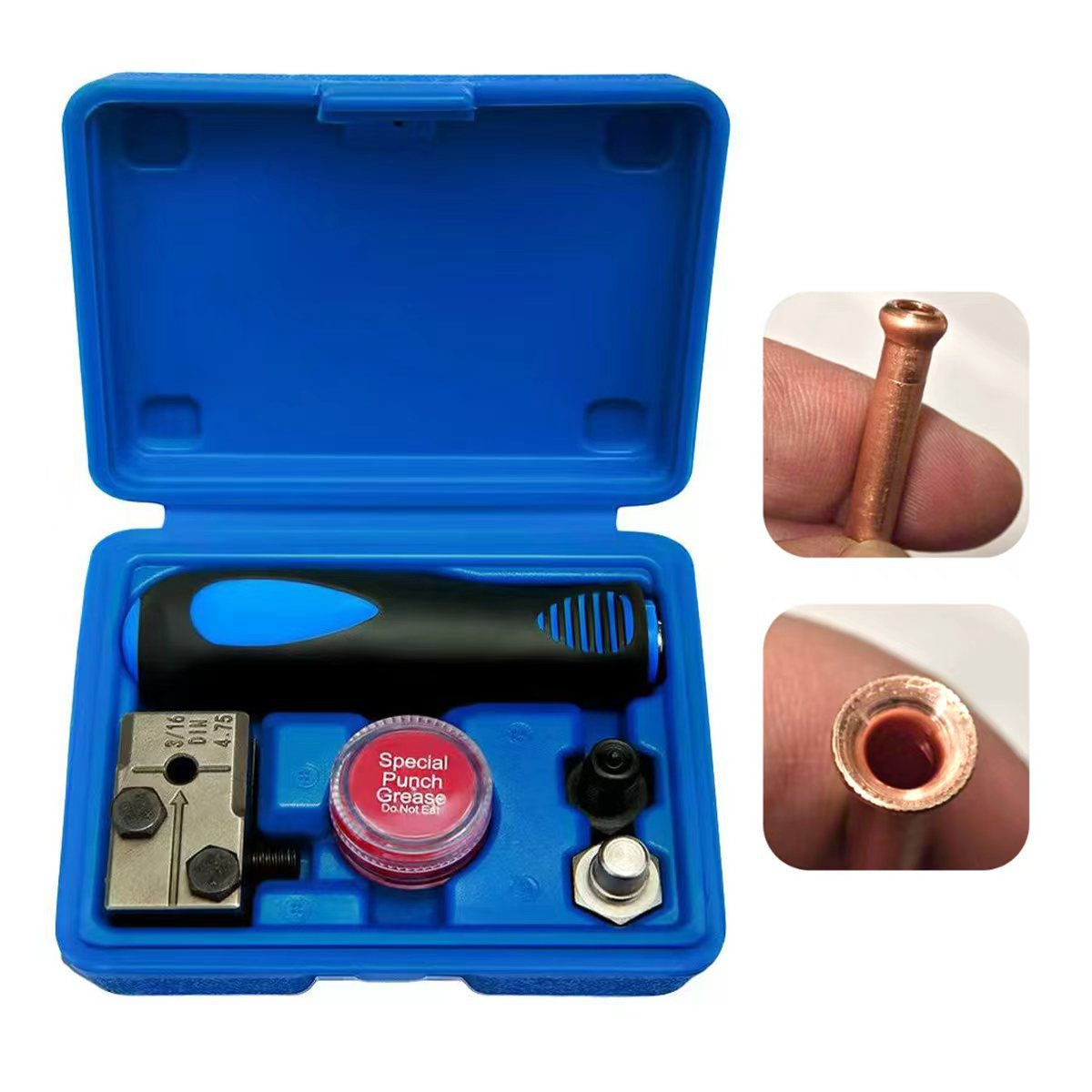 Brake Pipe Flaring Tool Set, Brake Hose Expander, Copper Pipe Flaring Tool 4.75mm Din/Sae