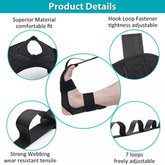 Cross-border yoga leg ligament stretcher, corrective rehabilitation trainer, segmented adjustable assistive stretching band
