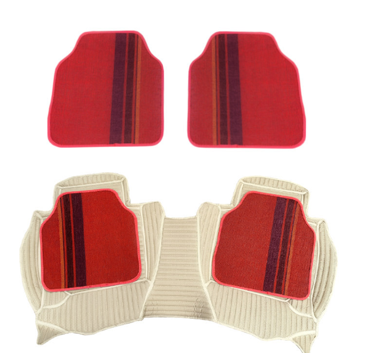 Suitable for car floor mats, universal for four-seater vehicles, driver's side carpet, luxury floor mat, single-layer anti-dirt and anti-slip protective mat