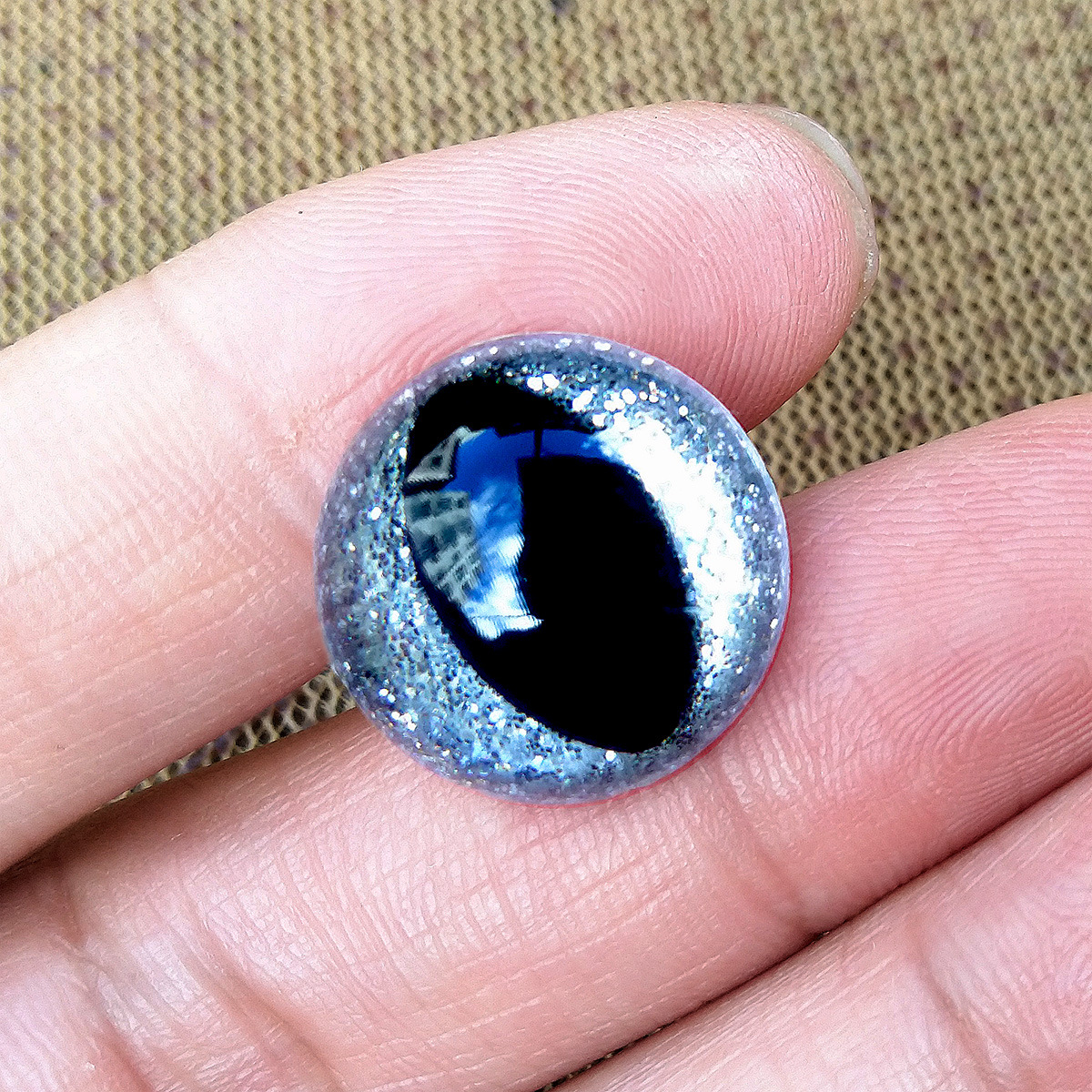 Cross-border 12-24mm de alta calidad de Cristal ojos de gato brillante brillo ojos de Cristal de peluche muñeca de juguete Accesorios