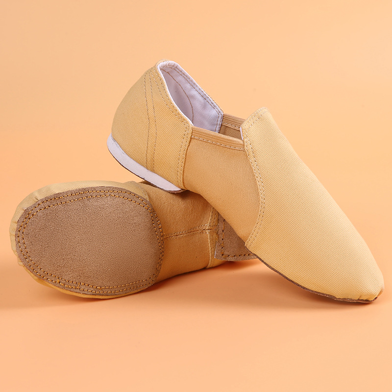 Zapatos de baile de jazz bajos modernos zapatos de práctica de cuerpo interior y exterior zapatos de baile de suela de goma Ballet étnico zapatos de baile clásico